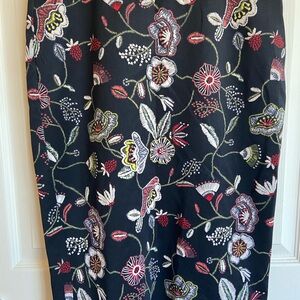 Floral Embroidered Skirt